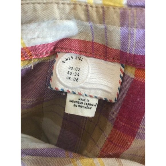 Postmark Anthropologie Fairweather Plaid Top - Picture 9 of 10